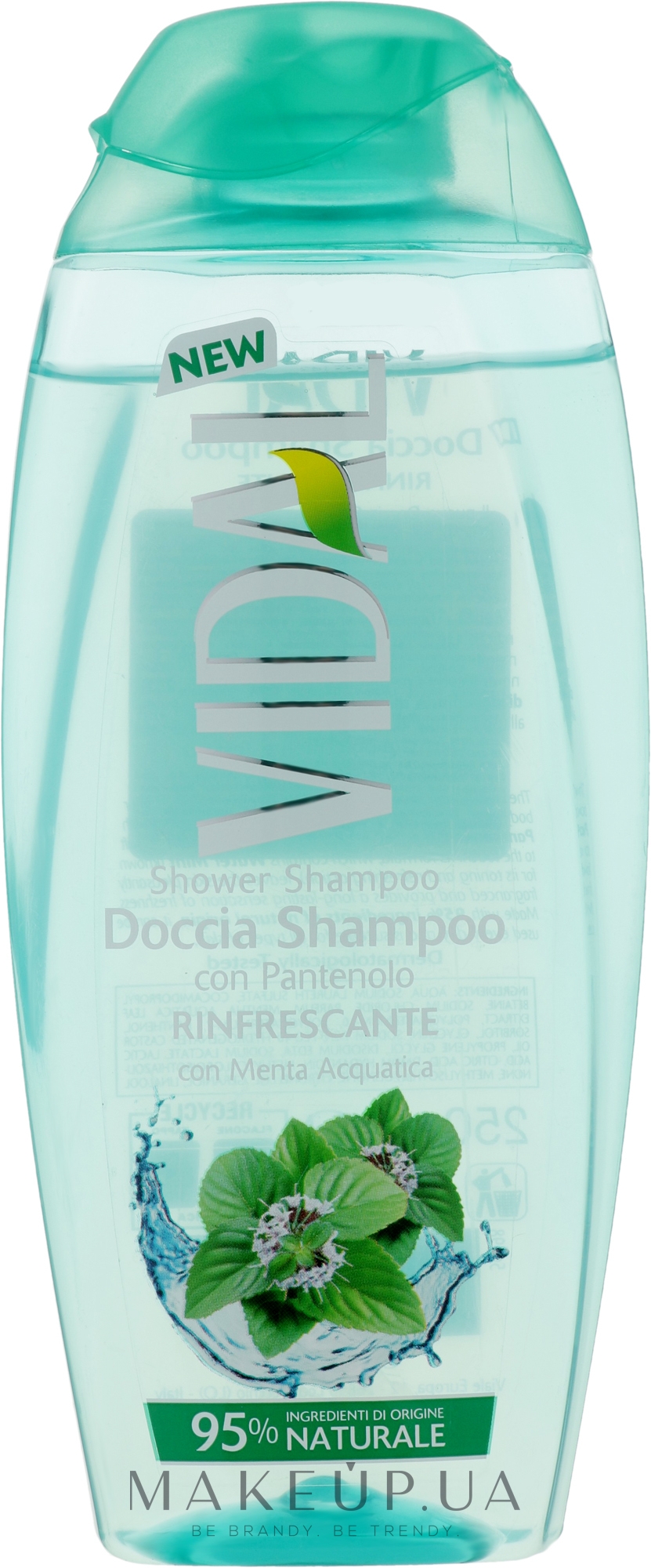 Гель-шампунь для душу 2в1 "Освіжальний" - Vidal Shower Shampoo — фото 250ml