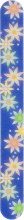 Духи, Парфюмерия, косметика Пилочка для ногтей 2-функциональная прямая цветная, 7446, синяя с цветами - Top Choice 