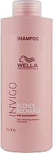 Шампунь-нейтралізатор жовтизни - Wella Professionals Invigo Blonde Recharge Color Refreshing Shampoo For Cool Blonde — фото N4