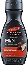 Парфумерія, косметика Чоловічий лосьйон для догляду за тілом - Palmer's Cocoa Butter Formula MEN Body & Face Lotion