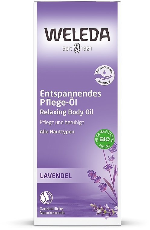 УЦІНКА Лавандова розслаблювальна олія для тіла - Weleda Relaxing Lavender Body Oil * — фото N3