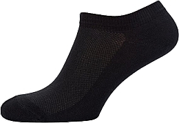 Шкарпетки чоловічі короткі RT1121-007, сітка, чорні - ReflexTex — фото N1