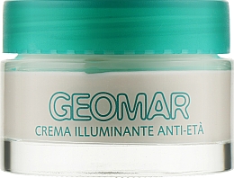 Омолоджувальний та освітлювальний крем для обличчя, з органічними квітами ірисів - Geomar Illuminating Anti-Aging Cream — фото N1