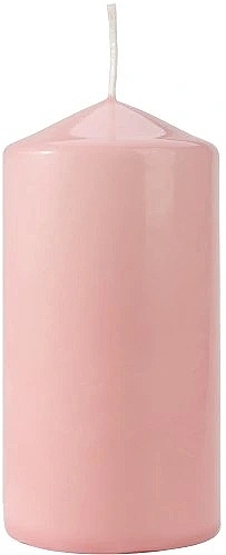 Свічка циліндрична 60x120 мм, рожева - Bispol — фото N1