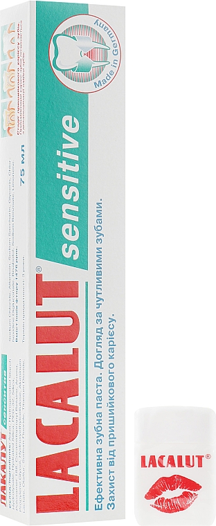 Набір - Lacalut Sensitive Special Edition Set (t/paste/75ml + dental/floss) — фото N2