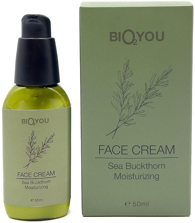 Зволожувальний крем для обличчя з обліпихою - Bio2You Sea Buckthorn Moisturizing Face Cream — фото N1