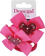 Духи, Парфюмерия, косметика Резинки для волос, розовые с бантиками, 6 шт - Donegal
