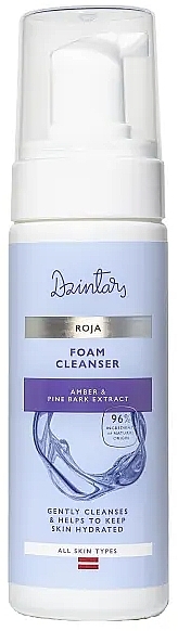 Пінка для вмивання з екстрактами бурштину та соснової кори - Dzintars Roja Foam Cleanser — фото N1