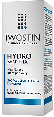 Увлажняющий крем под глаза - Iwostin Hydro Sensitia Moisturizing Eye Cream — фото N1