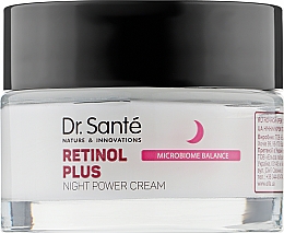 Духи, Парфюмерия, косметика Ночной крем для лица усиленного действия - Dr. Sante Retinol Plus Nigjt Power Cream