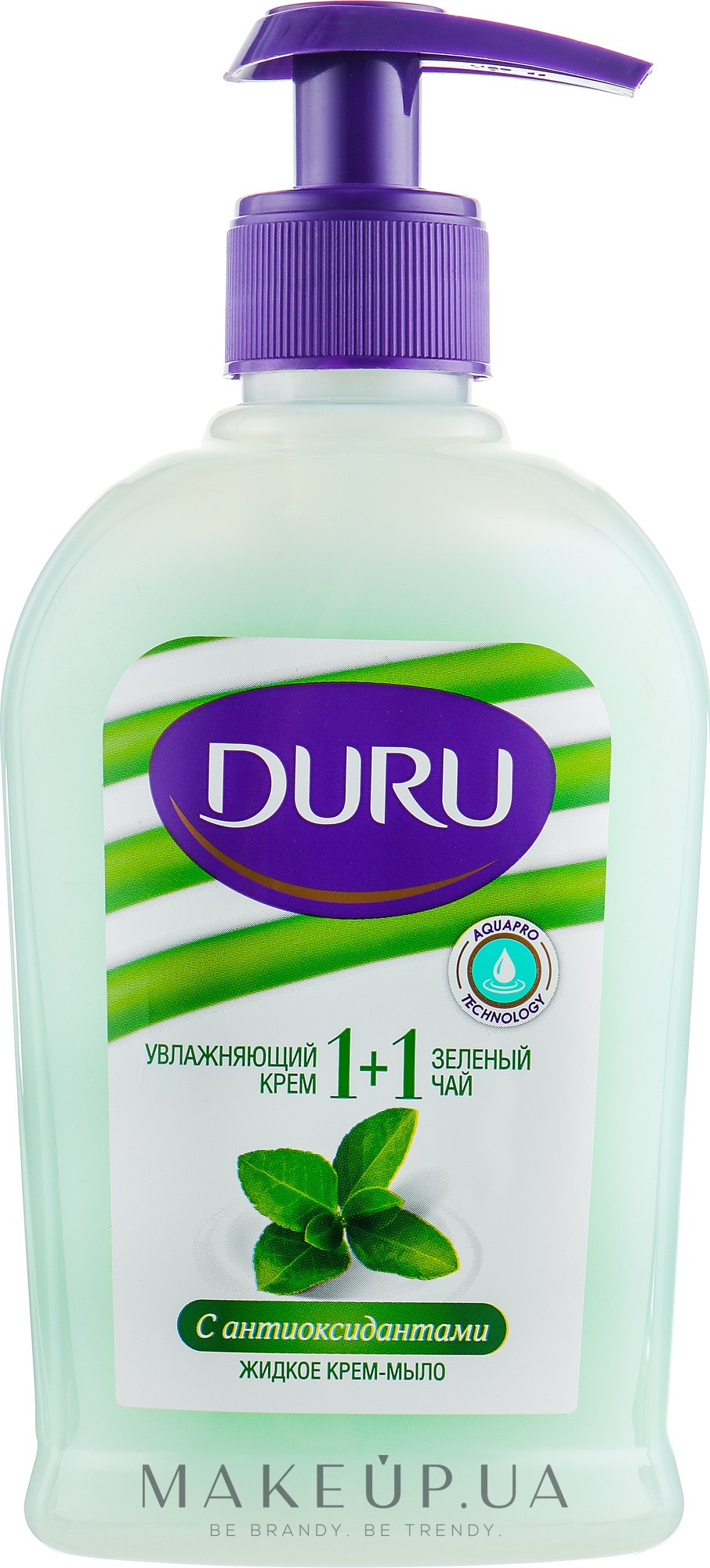 Крем-мыло с антиоксидантами "Зеленый чай" - Duru 1+1 Soft Sensations — фото 300ml