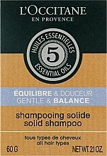 Парфумерія, косметика Твердий шампунь "Делікатний догляд і баланс" - L’Occitane En Provence Solid Shampoo Delicate Care And Balance
