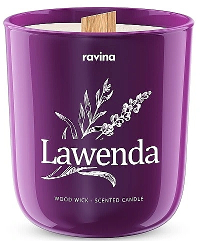Ароматическая свеча "Lawenda" - Ravina Aroma Candle — фото N1