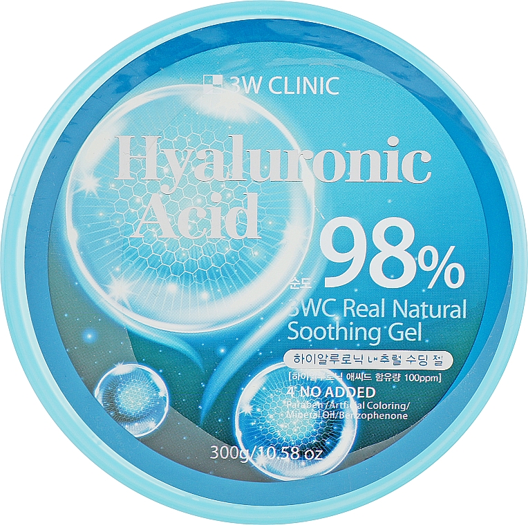 Универсальный гель с гиалуроновой кислотой - 3W Clinic Hyaluronic Acid Natural Soothing Gel 