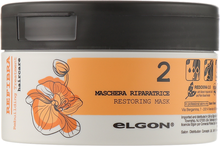 Маска для волос "Интенсивное восстановление" - Elgon Refibra Restoring Mask