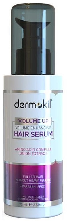 Сироватка для надання об'єму волоссю - Dermokil Volume Up Hair Serum — фото N1