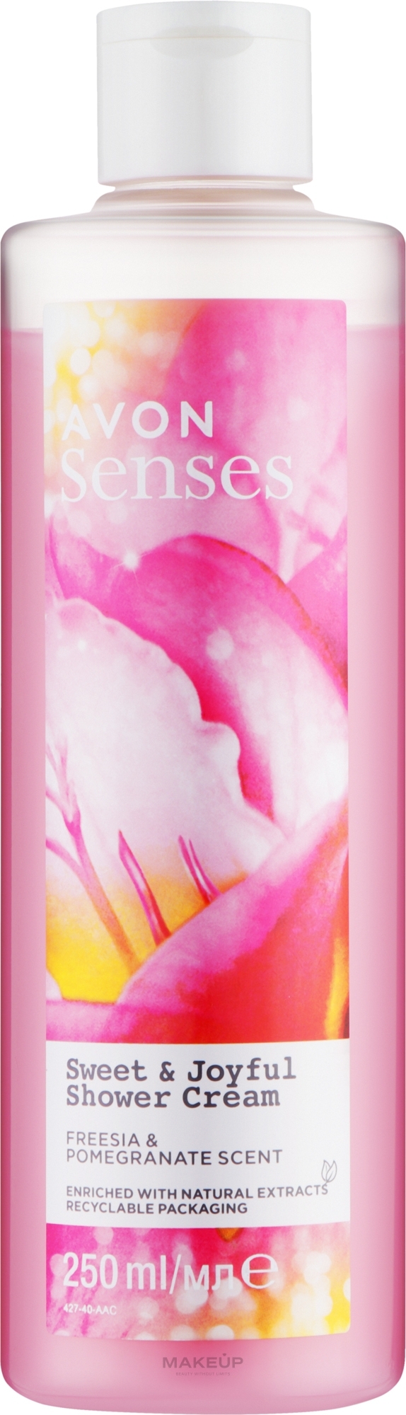 Крем-гель для душу "Щасливі моменти" - Avon Senses Sweet & Joyful Shower Cream — фото 250ml