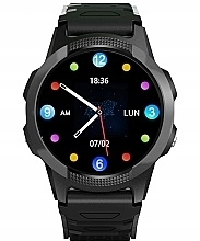 Смарт-часы для детей, черные - Garett Smartwatch Kids Focus 4G RT — фото N2