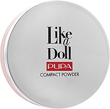 Духи, Парфюмерия, косметика Пудра для лица компактная, с эффектом обнаженной кожи - Pupa Like A Doll Compact Powder SPF 15