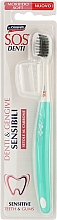 Зубна щітка з вугільними щетинками - Pasta Del Capitano SOS Denti Charcoal — фото N1
