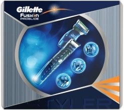 Духи, Парфюмерия, косметика Набор - Gillette Fusion ProGlide Styler (стайлер/1шт + сменная кассета/1шт + насадки/3шт + gel/175ml)