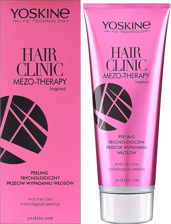 Трихологический пилинг против выпадения волос - Yoskine Hair Clinic Mezo-therapy Anti-hair Loss Trichological Peeliing — фото N1