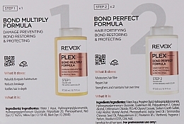 Набір для професійного салонного відновлення волосся - Revox Plex Professional Set (bond/form/3x260ml) — фото N3