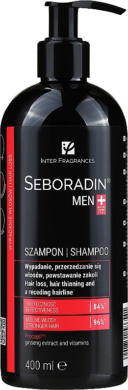 Шампунь від випадіння волосся для чоловіків - Seboradin Men Hair Loss Shampoo — фото N3