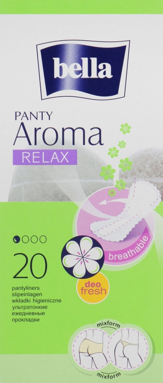 Прокладки Panty Aroma Relax, 20 шт. - Bella — фото N1