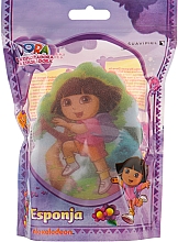 Мочалка банна дитяча "Дора" 11, рожева - Suavipiel Dora Bath Sponge — фото N1