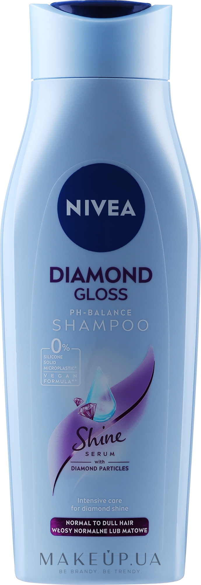 Шампунь для блеска волос - NIVEA Diamond Gloss Shine Shampoo  — фото 400ml