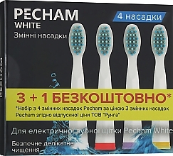 Духи, Парфюмерия, косметика УЦЕНКА Насадки к электрической зубной щетке - Pecham Travel White *