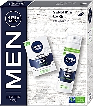 Духи, Парфюмерия, косметика Набор мужской - NIVEA MEN Sensitive Care 2024 (foam/200ml + af/sh/bl/100ml)