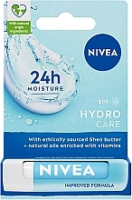 Духи, Парфюмерия, косметика Бальзам-уход для губ - NIVEA Hydrocare SPF 15