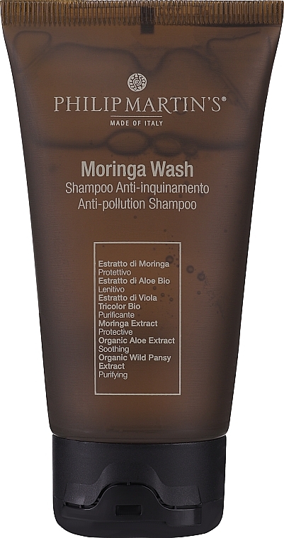 Шампунь для захисту волосся від впливу навколишнього середовища - Philip Martin's Moringa Wash — фото N4