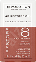 Масло для волос - Revolution Haircare 8 4D Restore Oil — фото N2