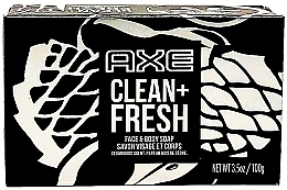 Мыло для лица и тела - Axe Clean + Fresh Face & Body Soap — фото N1