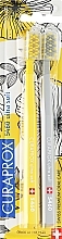 Парфумерія, косметика Набір зубних щіток, CS 5460 Ultra Soft "Color of the year", жовта, сіра - Curaprox