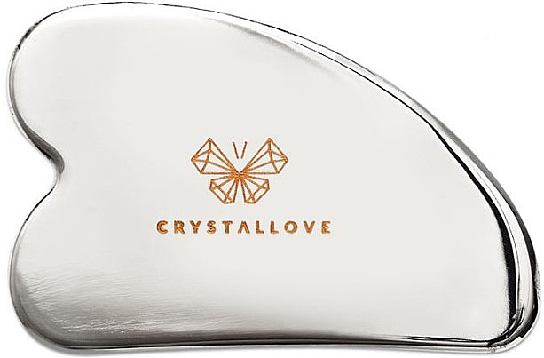 Масажер для обличчя з нержавкої сталі - Crystallove Cryo Ice Gua Sha — фото N1