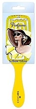 Парфумерія, косметика Гребінець для волосся 64494 "Yellow Glow", квадратний - Top Choice Perfume Hairbrush