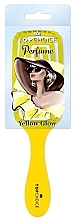 Гребінець для волосся 64494 "Yellow Glow", квадратний - Top Choice Perfume Hairbrush — фото N1