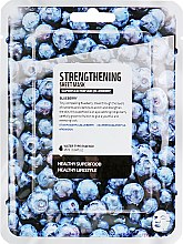 Духи, Парфюмерия, косметика Тканевая маска для лица "Голубика" - Superfood For Skin Strengthening Sheet Mask