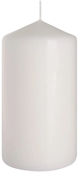 Свеча цилиндрическая 80x150 мм, белая - Bispol — фото N1