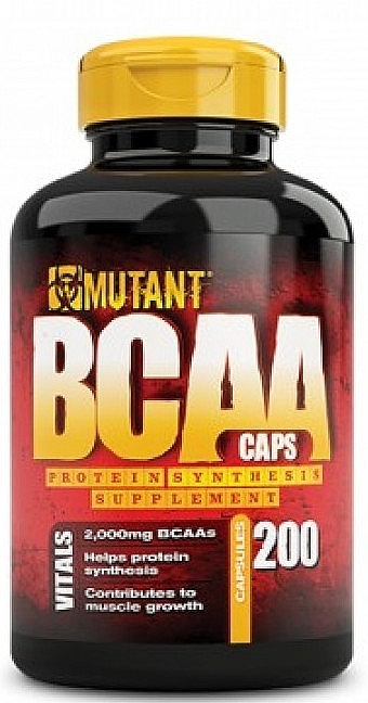 Комплекс амінокислот BCAA, капсули - Mutant BCAA Caps — фото N1