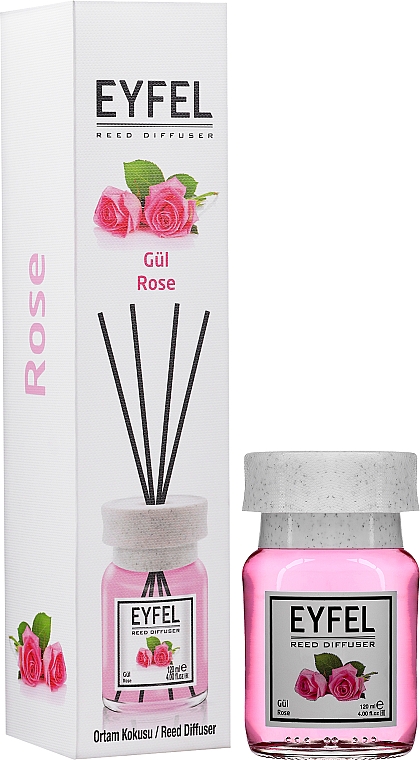 Аромадифузор "Троянда" - Eyfel Perfume Gul Rose — фото N2