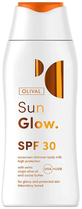 Солнцезащитное молочко для тела с шиммером - Olival SunGlow Sunscreen Shimmer Body Milk SPF30 — фото N1