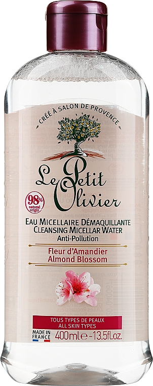 Очищающая мицеллярная вода - Le Petit Olivier Almond Blossom — фото N1
