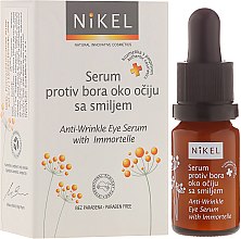 Сироватка для очей проти зморшок з екстрактом квітів безсмертника - Nikel Anti-Wrinkle Eye Serum — фото N1