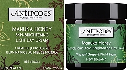 Протизапальний денний крем для обличчя - Antipodes Manuka Honey Skin-Brightening Light Day Cream — фото N6