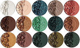 Палетка теней для век, 15 оттенков - Parisa Cosmetics Winter Kisses Eyeshadow Palette — фото N4